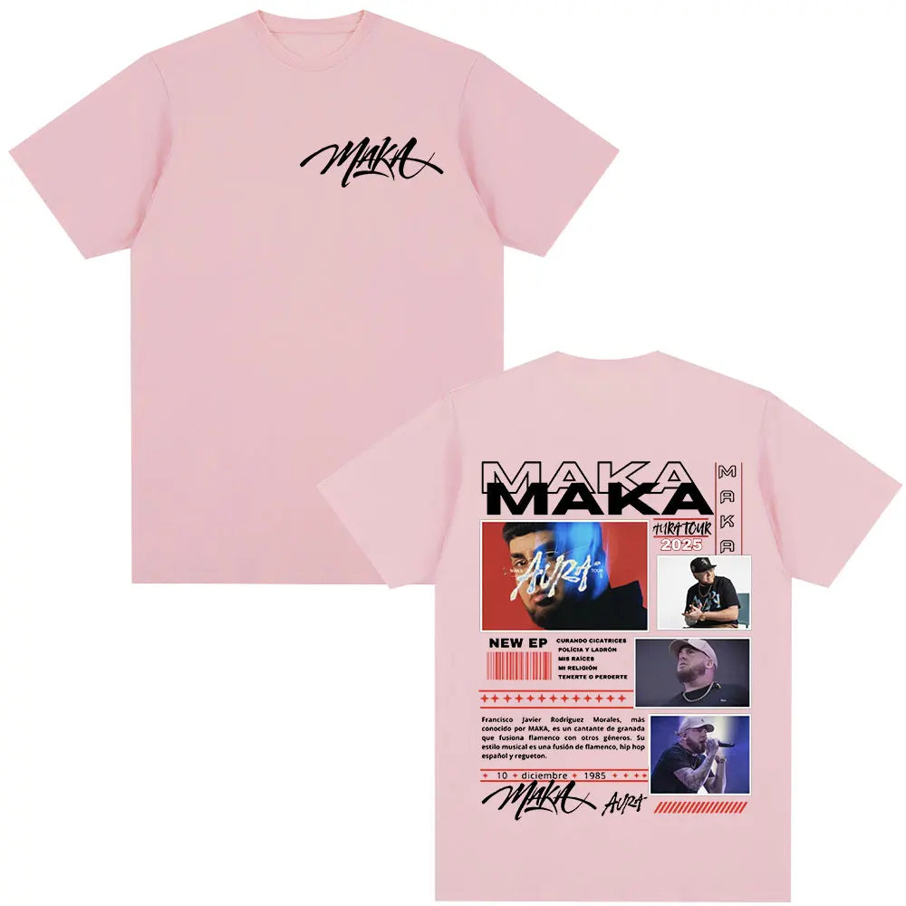 Rapper Maka Aura 2025 Tour T-Shirt