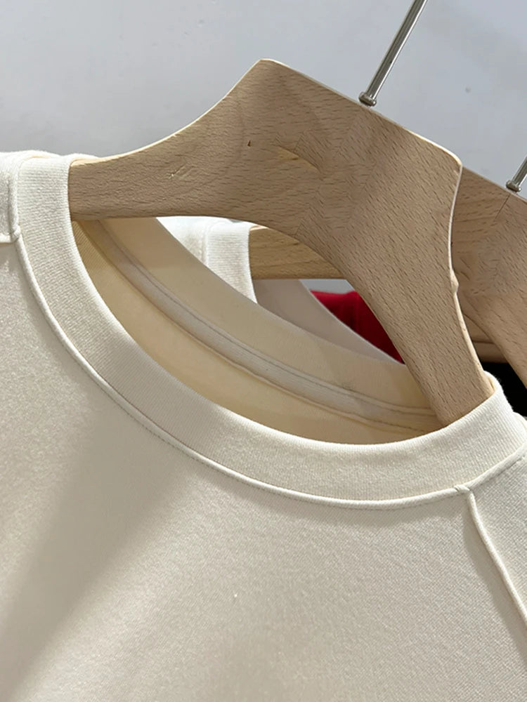 Casual Loose Half-Sleeve Cotton T-Shirt